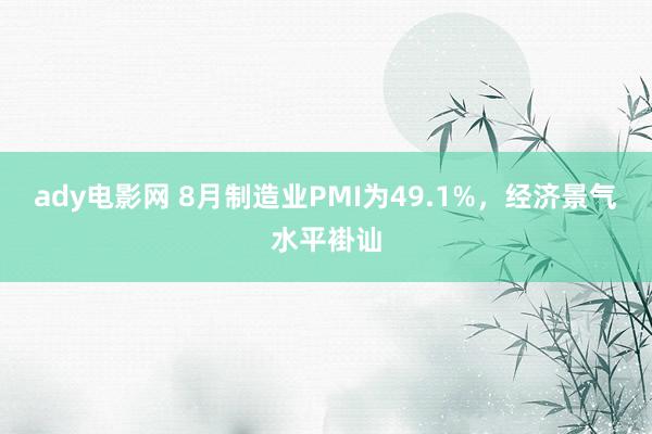 ady电影网 8月制造业PMI为49.1%，经济景气水平褂讪