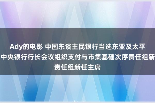 Ady的电影 中国东谈主民银行当选东亚及太平洋地区中央银行行长会议组织支付与市集基础次序责任组新任主席