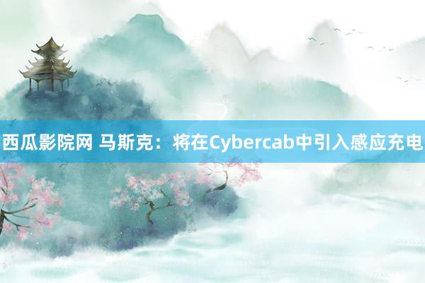 西瓜影院网 马斯克：将在Cybercab中引入感应充电