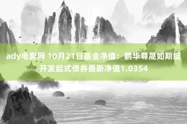 ady电影网 10月21日基金净值：鹏华尊晟如期绽开发起式债券最新净值1.0354