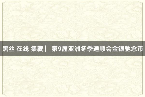 黑丝 在线 集藏 ▏第9届亚洲冬季通顺会金银驰念币